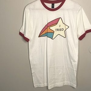 I Tried shooting star Tee Unisex Size M